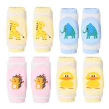 1 пара Детские наколенники протектор Детская безопасность Ползания Локоть Подушка