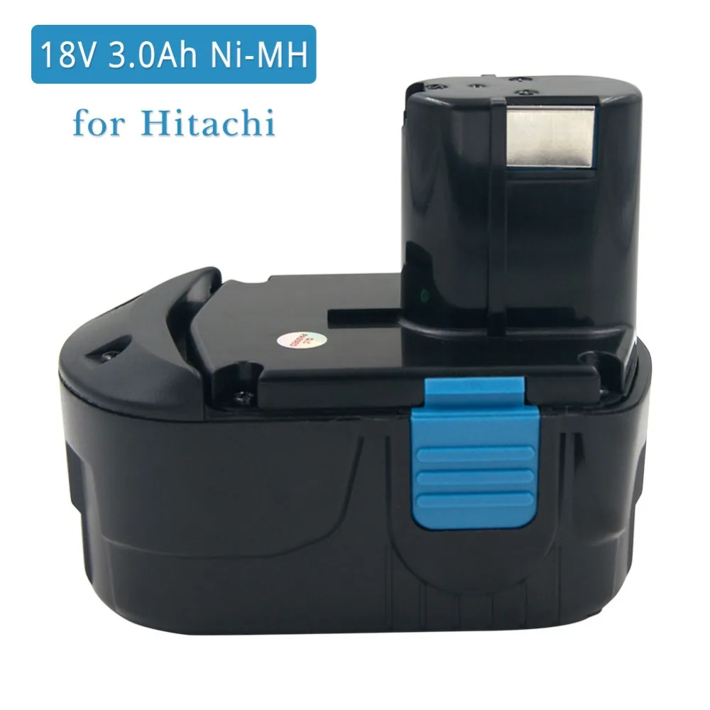 3.0Ah NI MH Rechargeable Battery for Hitachi 18V Battery EB1814SL ...