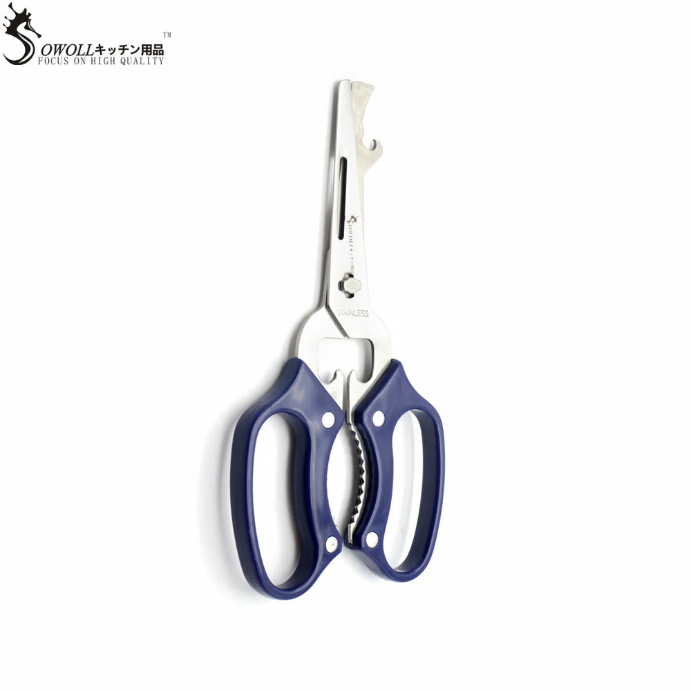 SOWOLL Brand Best Gift Practical Kitchen Scissor Detachable Multi
