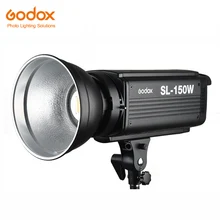 Godox SL-150W 5600K LED Video Light Fill Light Photo Light LED Photography Bowens Mount White Light for Video Studio цена Godox SL-150W 5600K LED Video Light Fill Light Photo Light LED Photography Bowens Mount White Light for Video Studio цены онлайн