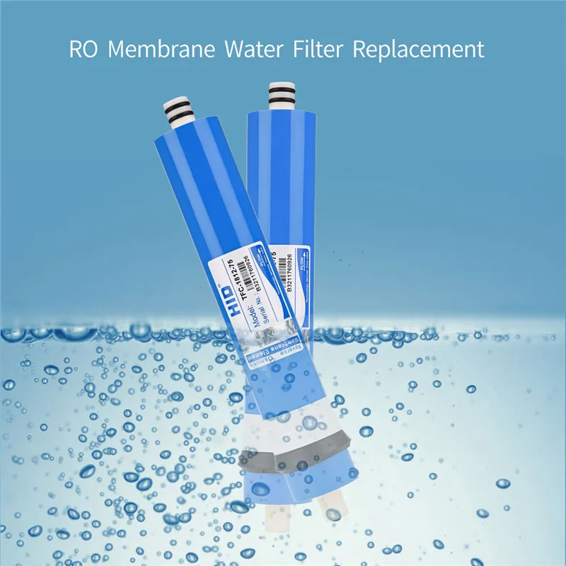 75 GPD Water Filter Replacement 5 Stage Reverse Osmosis RO Membrane Water Filtration System Filter Purifier Water Drinking 75 GPD Water Filter Replacement 5 Stage Reverse Osmosis RO Membrane Water Filtration System Filter Purifier Water Drinking