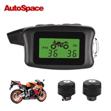100% Original Wireless Motor TPMS Tire Pressure Monitoring Alarm System Motorcycle External Sensor Bluetooth Moto Tyre LCD Part