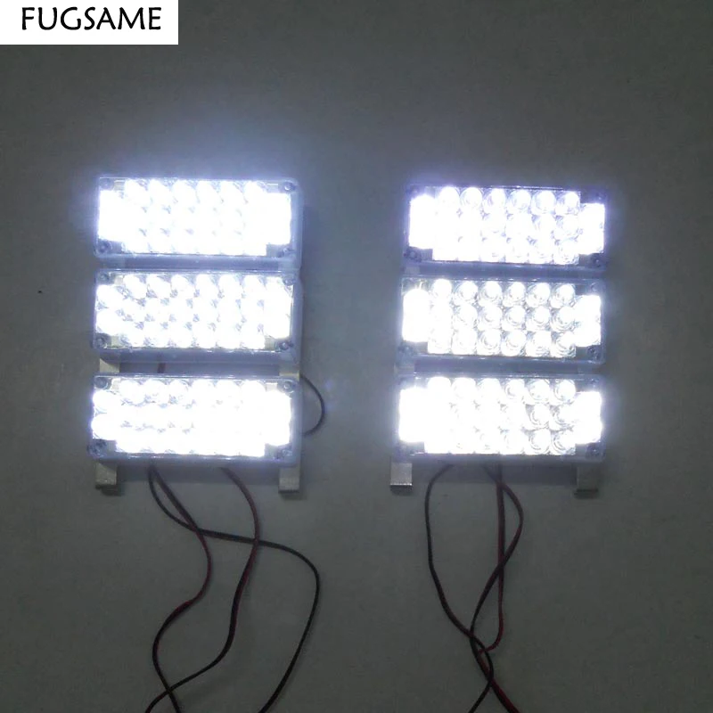 

FUGSAM 6x22 LED Strobe Flash Warning EMS Police Light Flashing Emergency Firemen Lamp 6*22 Yellow White Blue Amber Red Green