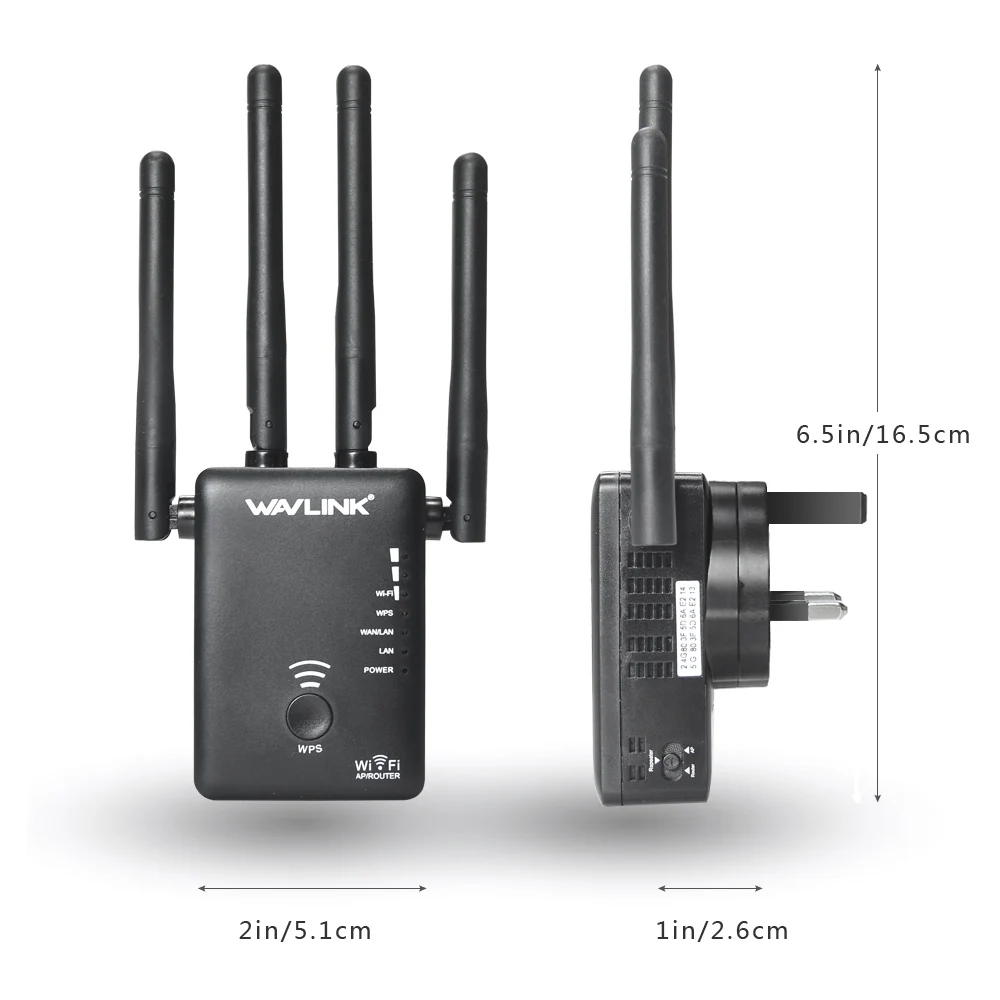 Wavlink AC1200 wifi ретранслятор/маршрутизатор беспроводной диапазон расширитель wifi усилитель с внешними антеннами wifi ретранслятор дальнего действия