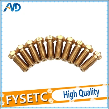 

10pcs Top Quality V6 Volcano Nozzle For 3D Printers Hotend Volcano Upgrade Kit For E3D Volcano Hotend 1.75mm Filament