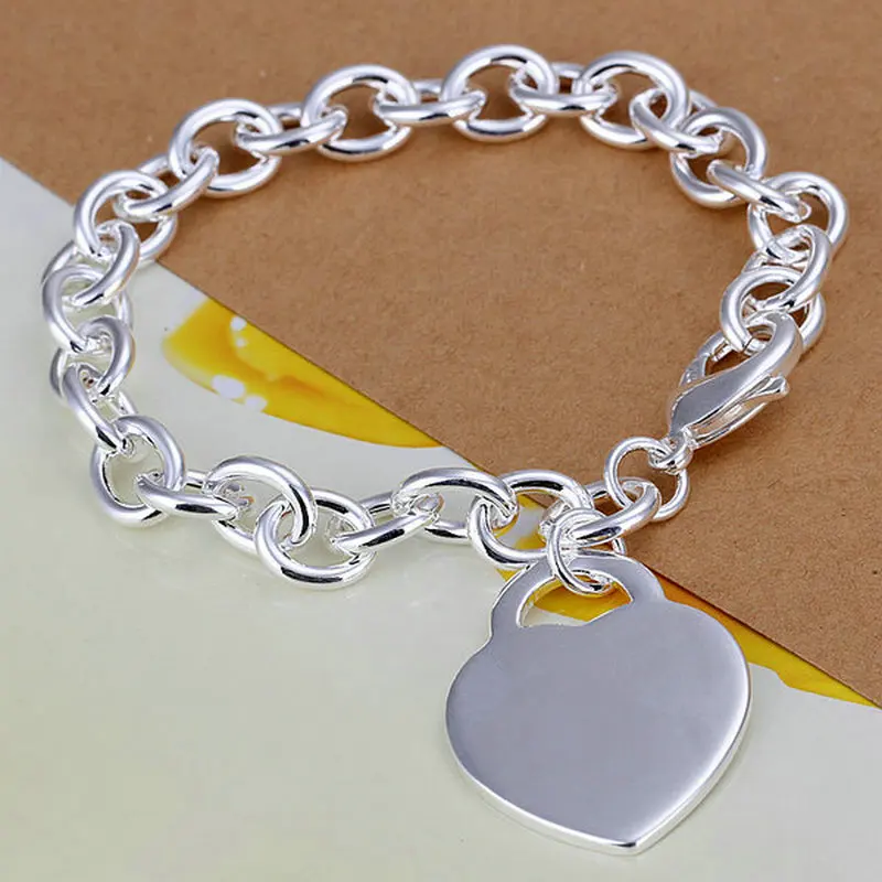 NEW 925 sterling silver jewelry bracelets & bangles for women men