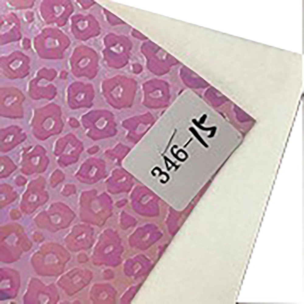 Lychee Life A4 красочные лазерные леопардовые ткани из искусственной кожи высокого качества Синтетическая Кожа DIY швейный материал - Цвет: 15