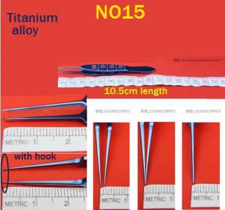 Медицинские красоты пластиковые пинцеты из нержавеющей стали титановый сплав офтальмологические пинцеты микрощипцы жир платформенный
