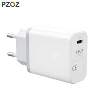 

PZOZ PD Charger usb 24W 29W For iphone Xs max Xr X 8 Plus ipad pro Type c usb-c Charge cable Fast charging usb c PD adapter