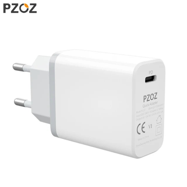 $US $13.79  PZOZ PD Charger usb 24W 29W For iphone Xs max Xr X 8 Plus ipad pro Type c usb-c Charge cable Fast c