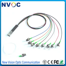 GPON 1*8 мини стальная трубка посылка волоконно-оптический разветвитель plc s/муфты с разъемом FC/APC, 0,9 мм, 1 м, волоконно-оптический разветвитель plc