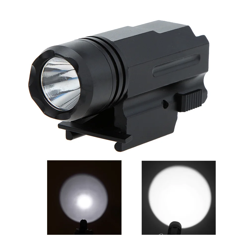 600Lm CREE LED Bulb Tactical Gun Rifle Shotgun Flashlight Mount Hunting Light Gun Torch