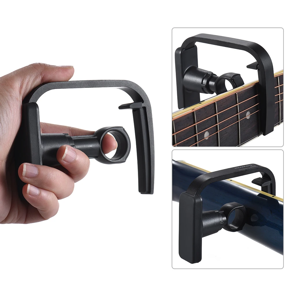 Single finger Version Acoustic Guitar Capo Creative Straight press Folk Guitar Capo Clamp with