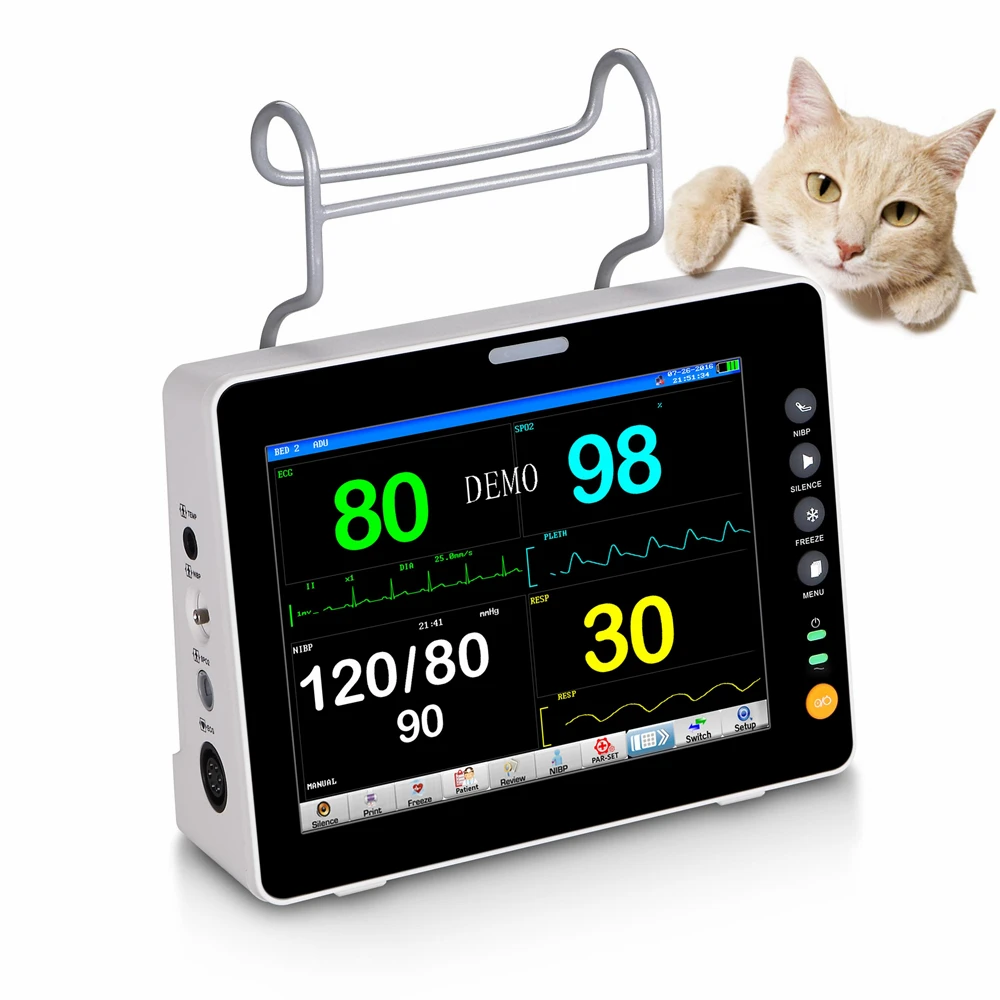 Бесплатная доставка DHL/FEDEX Ветеринарный монитор для животных|Сканирующий электрокардиограф|   | АлиЭкспресс