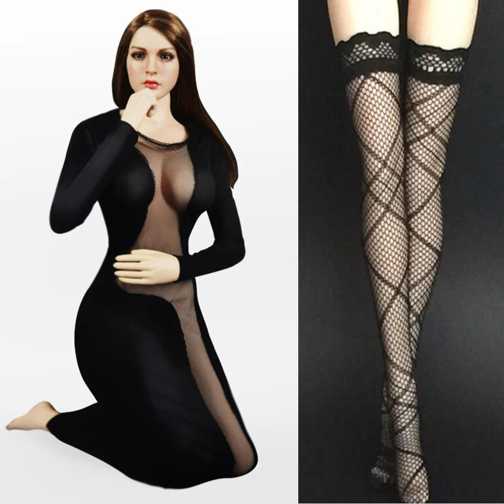 MagiDeal масштаб 1:6 кукла леди Чулки Ночное платье для 12 ''/кукла модели