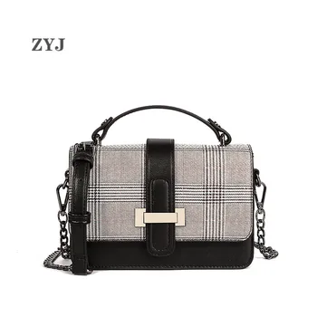 

ZYJ Newest Small Shoulder Bags Handbag Female Casual Messenger Crossbody Faxu Leather Phone Clutch Tote Bag Flap