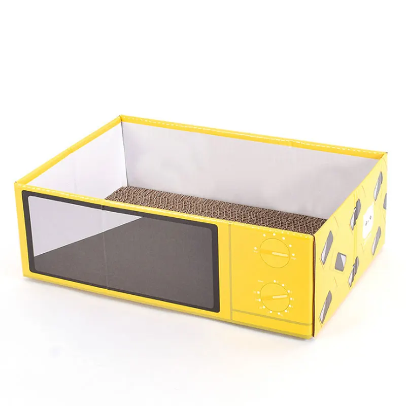 Fashion Corrugated Dog Cat Bed Scratch Board Box Claw Toy Carton For Sleeping Mat Pet Kitten Sofa | Дом и сад