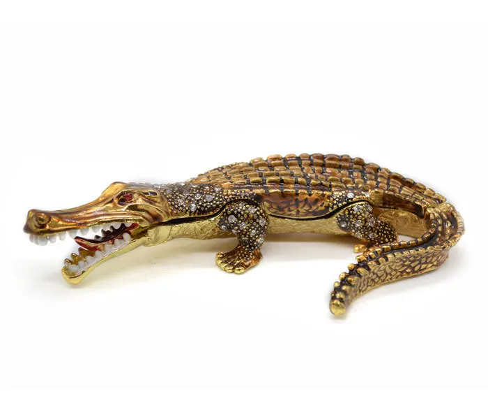 2015 New Arrial Unique Enamed Crocodile Metal Lux...