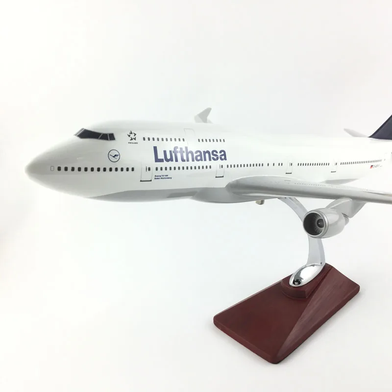 45 47 см LUFTHANSA AIRLINES B747 1:150 металлическая модель самолета из сплава Коллекционная