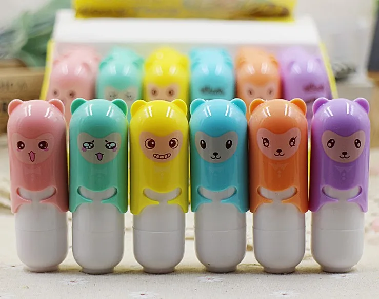 Kawaii Korea cartoon Makeup Lip Balm Moisturizing macaron lip balm