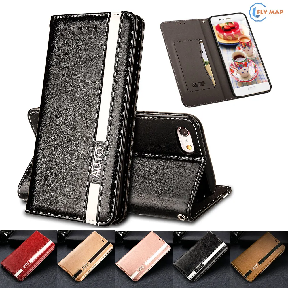 Goedkoop Flip Case voor Apple iPhone 6 Plus Business Wallet Leather Cover Telefoon Case voor Apple iPhone 6 s Plus Card slots Flip Cases Cover