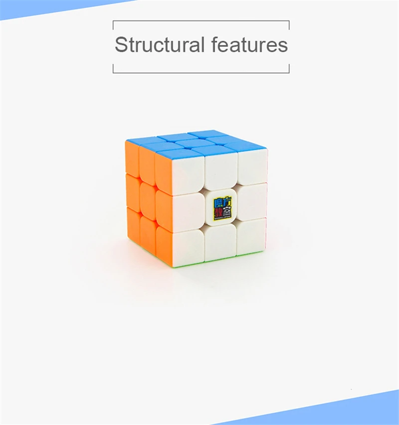 Moyu MF3 MF3S 3x3 соревнования скорость магический куб MF3S матовый волшебный куб головоломка Радуга подарки обучающая игрушка для детей