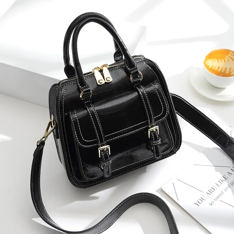 

Women Leather Handbags Female Top-Handle Bag Small Bucket Fashion Ladies Candy Color Women's Bags Hand Bolsas Luxury Brand C553