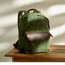 Брендовый классический холщовый рюкзак, винтажная школьная сумка. Повседневная сумка, рюкзак для ноутбука. Кожаная сумка. Качественные продажи. Водонепроницаемый