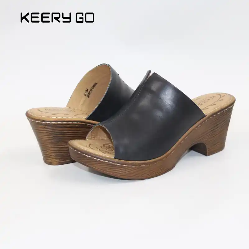 high end leather sandals