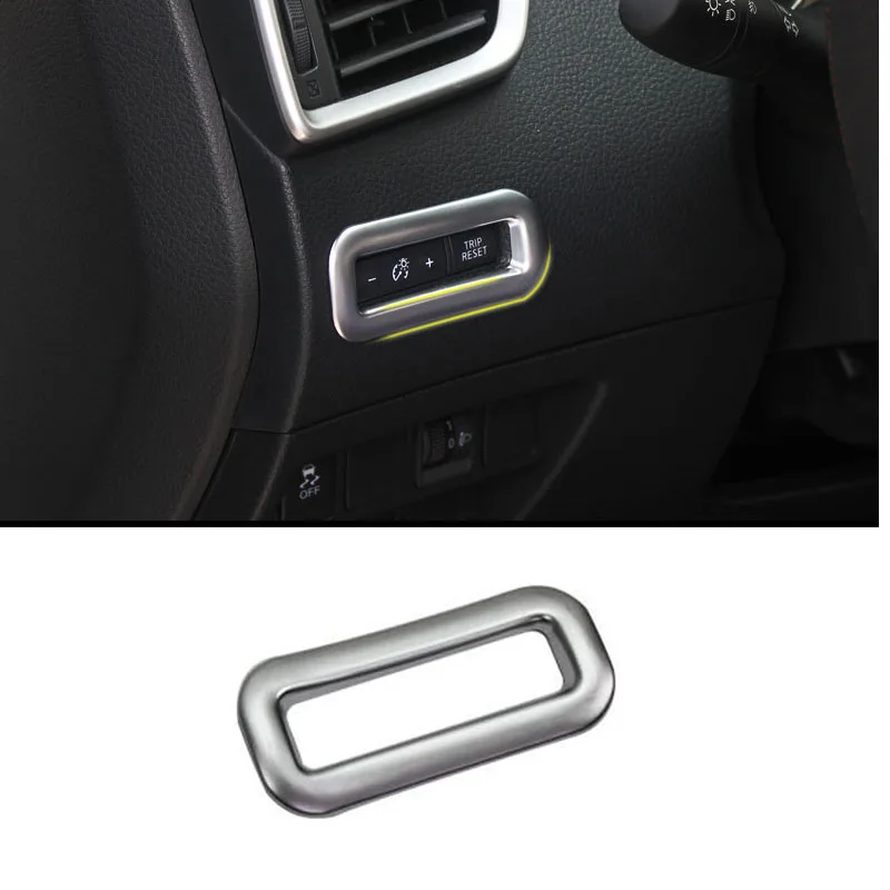 

ACCESSORIES FIT FOR NISSAN QASHQAI 2014 2015 2016 2017 DASHBOARD ODOMETER BUTTON SWITCH CHROME COVER TRIM LHD1