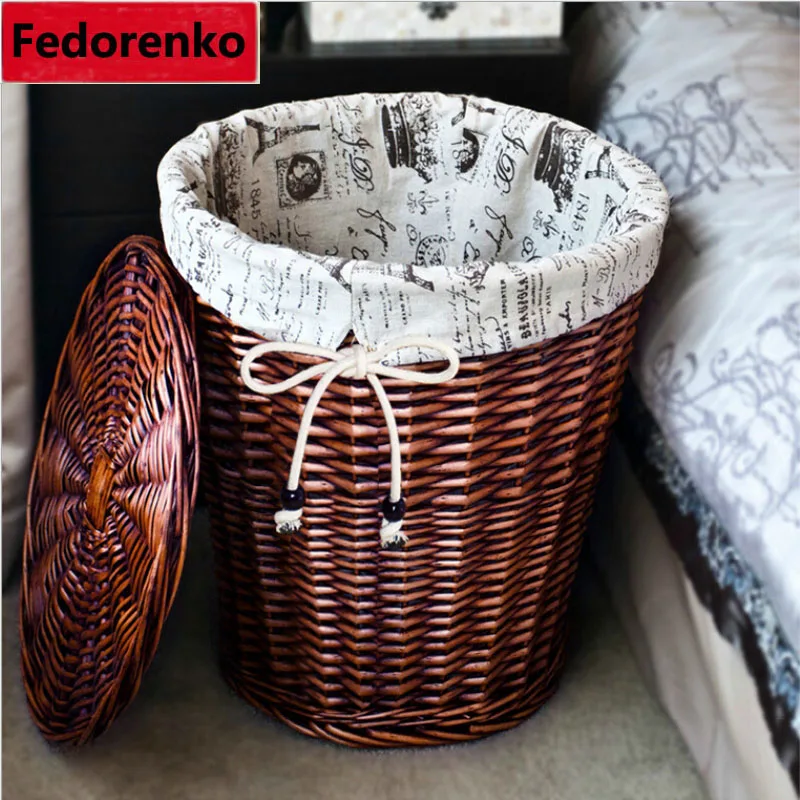 pastoral square large wicker storage baskets with lids decorative laundry basket boxes clothing organizer panier de - Decorative Boxes With Lids pastoral square large wicker storage baskets with lids decorative laundry basket boxes clothing organizer panier de - Decorative Boxes With Lids