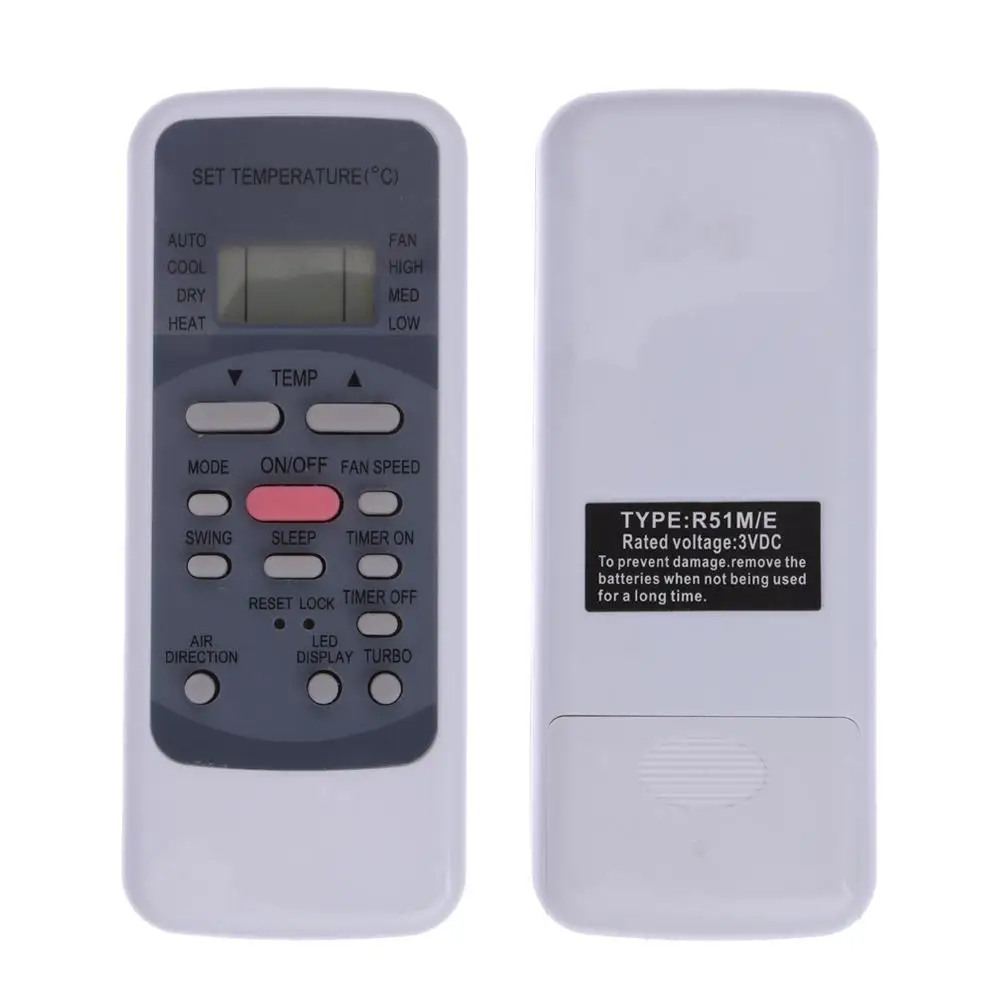 

DSstyles for Midea Split Air Conditioner Remote Control for R51/E R51/CE R51M/CE R51D/E R51M/BGE