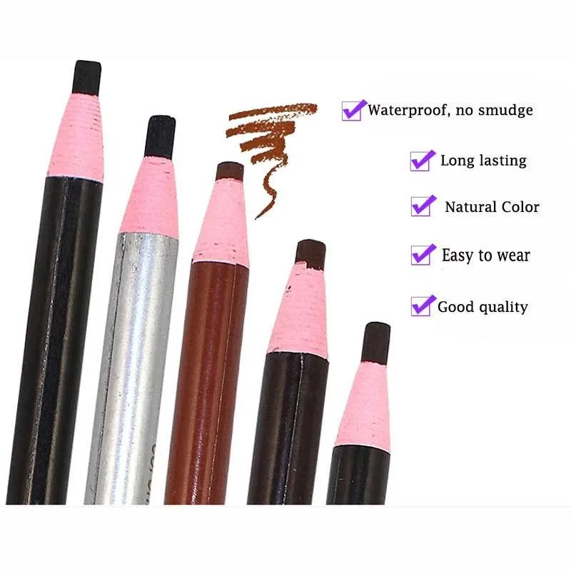 Bittb 30 шт. водоотталкивающие чернила карандаш для бровей комплект макияж карандаш для бровей карандаш ручка длинный корректор для бровей косметическое зеркало с расческой