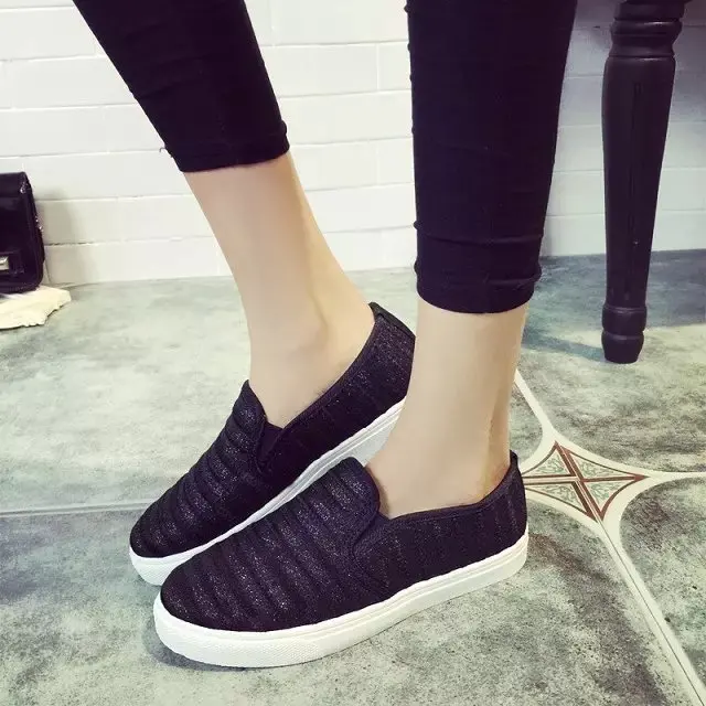 ladies canvas loafers