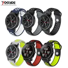YOOSIDE 6-Pack 20 мм мягкий силиконовый быстросъемный ремешок для часов Garmin Forerunner 645/Vivoactive 3/samsung Galaxy watch42мм