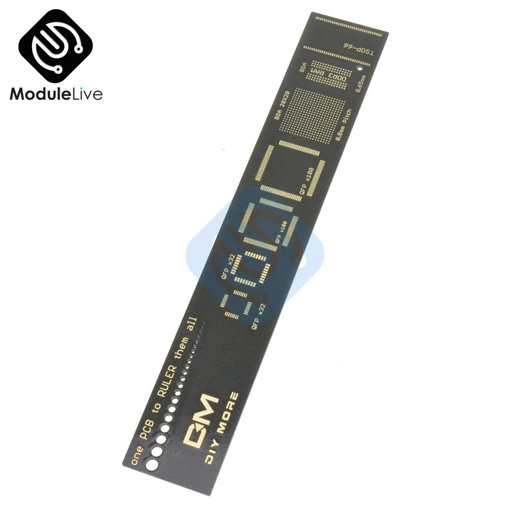 

PCB Ruler 15CM For Electronic Engineers For Geeks Makers For Arduino Fans PCB Reference Ruler PCB Packaging Units v2 - 6
