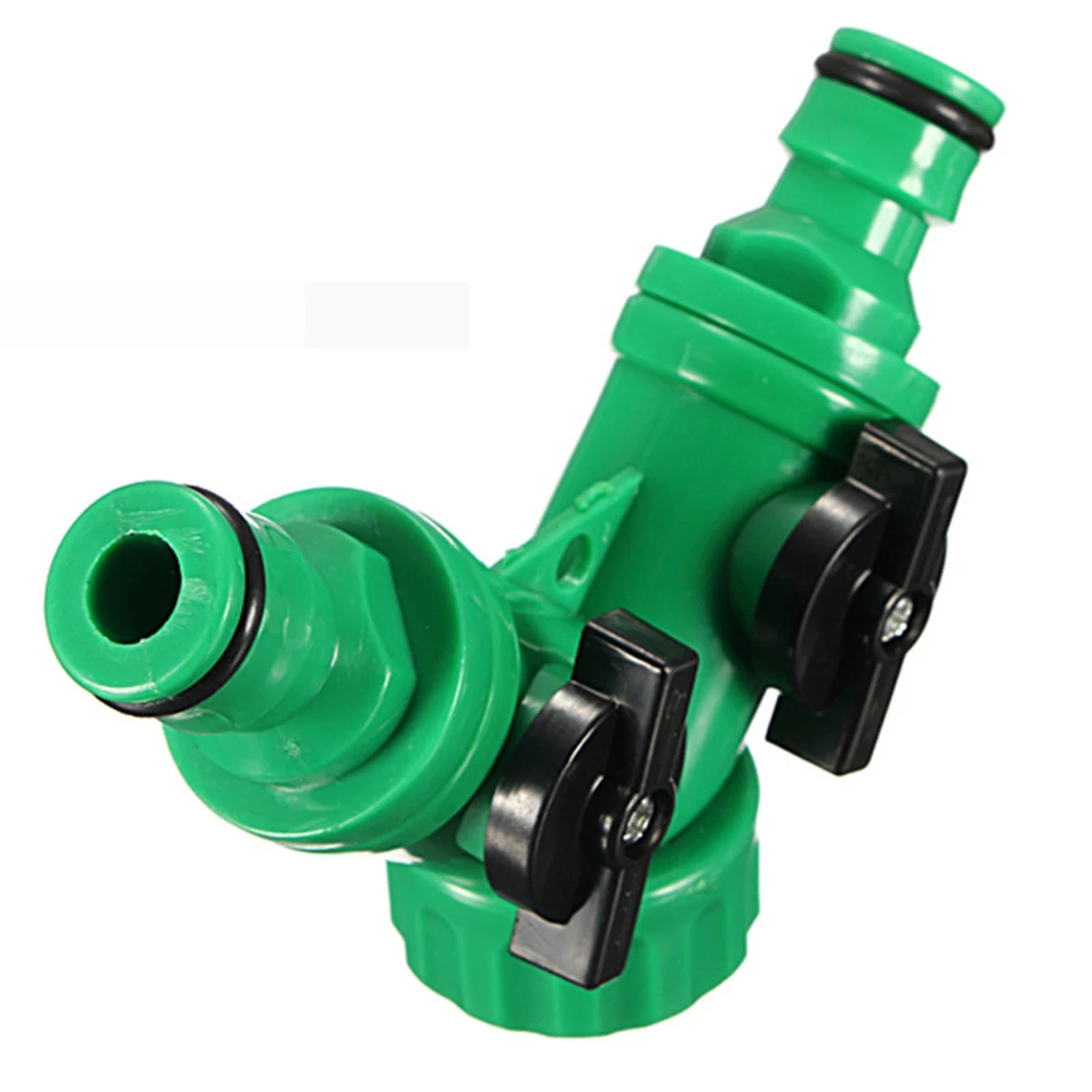 

2 Way Tap Garden Hoses Pipes Splitters ABS Plastic Hose Pipe Tool 2 Way Connector Adapter