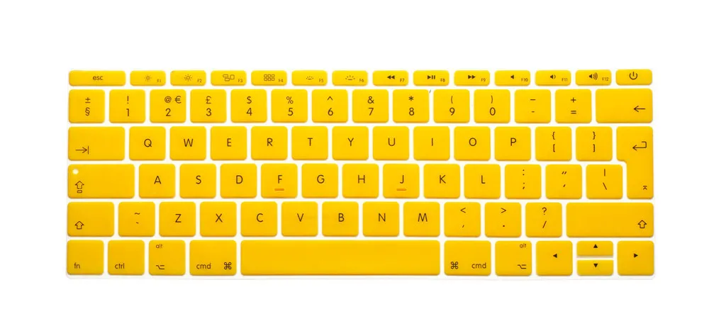 Чехол для клавиатуры на английском и языках силиконовый чехол нового Macbook 12
