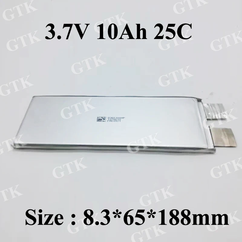 

lithium battery 3.7v 10000mah bateria 3.7v 10ah 25c high rate lipo polymer battery for Aircraft model battery aerial batteries