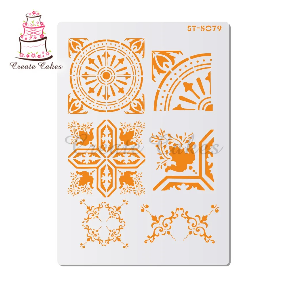 

Decorating Stencils For Walls Painting Scrapbooking Stamp Album Decorative Embossing DIY Craft Paper Card Flower Template
