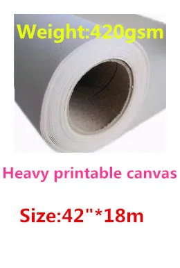 420 г 4" широкий поли из хлопчатобумажных тканей с принтом из поликоттона рулон для струйной печати