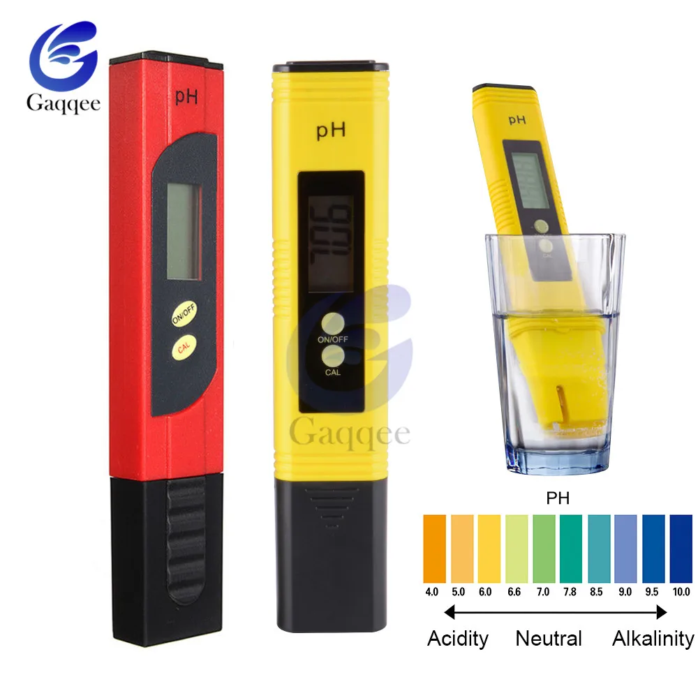 Portable Digital PH Meter 0.00-14.0 PH Tester TDS&EC Meter Thermometer 0-9999us/cm 0-9999ppm 0.1-80.0degree 3 in 1 Water Monitor