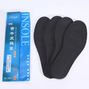 

1 Pair Massage Insoles Unisex Leather Latex Insole Arch Support Breathable Shoes Cushion TK-ing