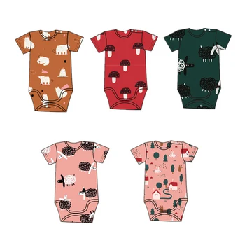 

Baby Rompers 2019 Summer StRafina Baby Boys Girls Rompers Infant Toddlers Cartoon One Piece Jumpsuit Kids Overall