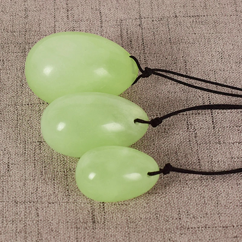 Xiuyan Jade Yoni Eggs Set Natural Massage Stone Crystal Sphere Kegel Exercise Pelvic Muscle Vaginal Ben Wa Balls Dropshipping | Красота и