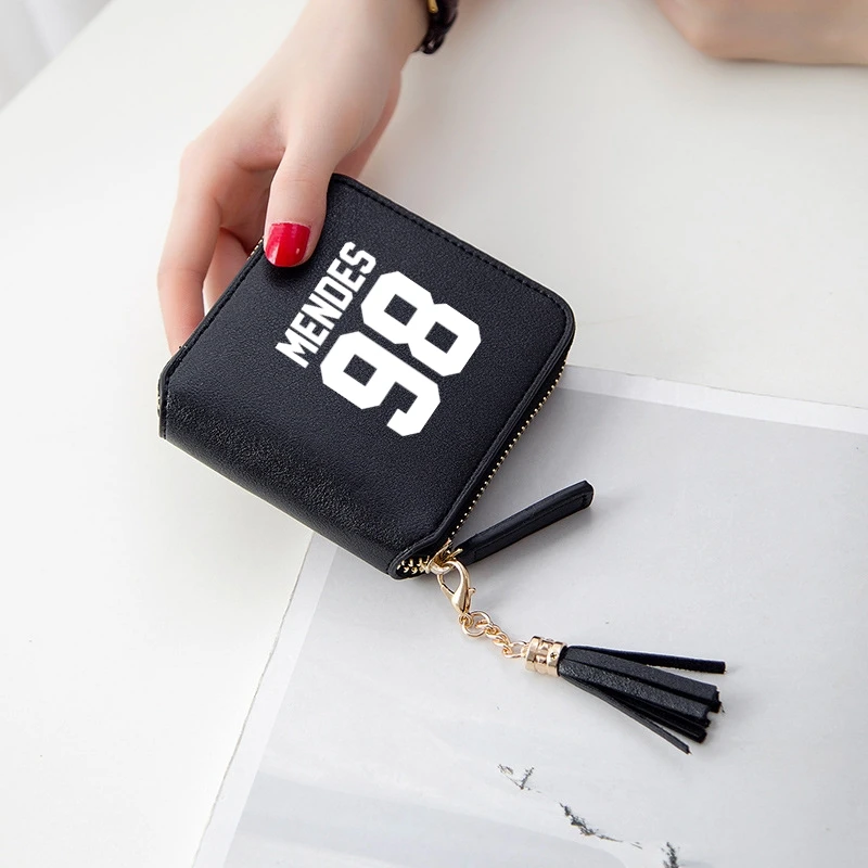 

Frdun Tommy Shawn Mendes Kpop Accessories Women Wallets Short Zipper Card Wallet Women Wallet and Purses Mini Bags Stylish Cases