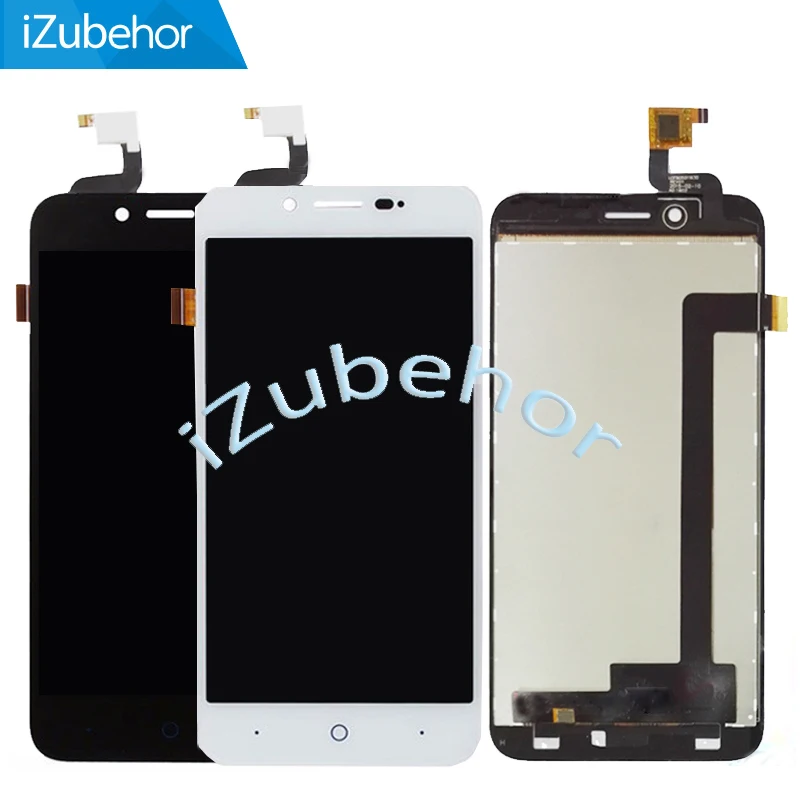 For ZTE Blade A460 LCD Display with Touch Screen Digitizer Complete for L4 5'' in Black and White By Free shipping | Мобильные