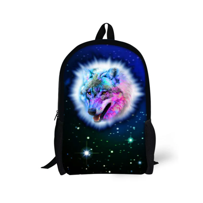 picture custom 3D photo print customized Europe and United States primary school bag men's shoulder bag campus creative backpack