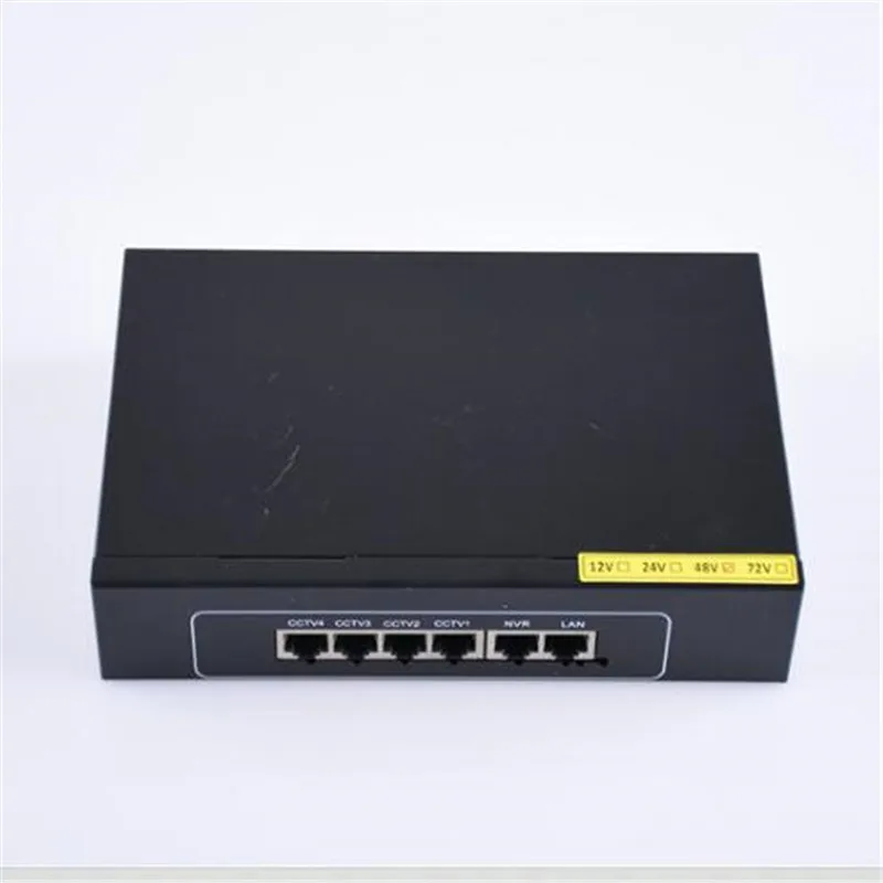 Acima da Ligação Porto Switch 10 - 100 Mbps Interruptor Inteligente Encontrou 2*10 Poort 250 Metro Belde Ingebouwde Voeding 48 v 4 Poe - Imagem 2