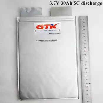 

10pcs GTK 3.7v 30Ah Lithium battery cell 10C high current 100A for diy pack lithium ebike 36v 30ah battery fat bike electric